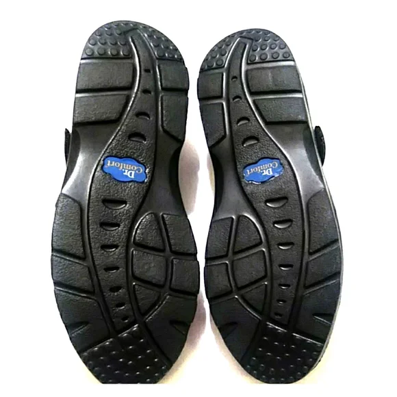 DR. Comfort Mary Jane Slip on Black Shoes 10W - Picture 4 of 8